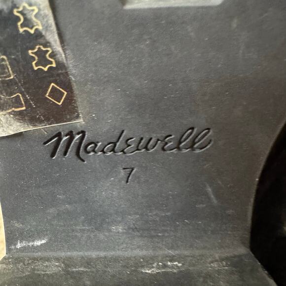 MADEWELL The Gwenda Platform Ankle Boot True Black Size 7 - Picture 11 of 11